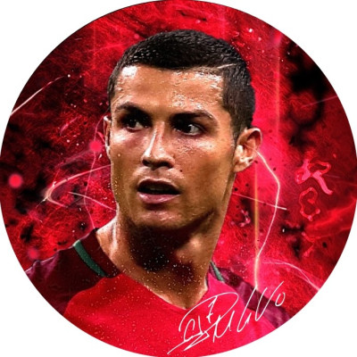 Ronaldo č.3 jedlý papír 20 cm 