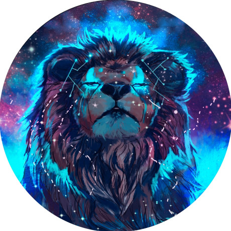 Lev - space jedlý papír 20 cm 