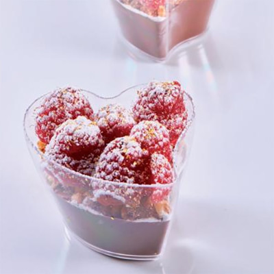 Pohárek srdce 100ml 10 ks