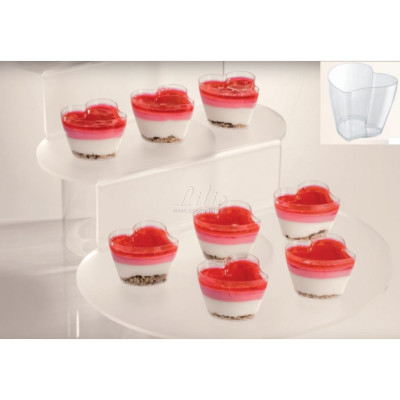 Pohárek srdce 100ml 1 ks