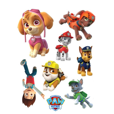 Jedlý papír Paw Patrol – mix obrázků A4 | Dortová dekorace