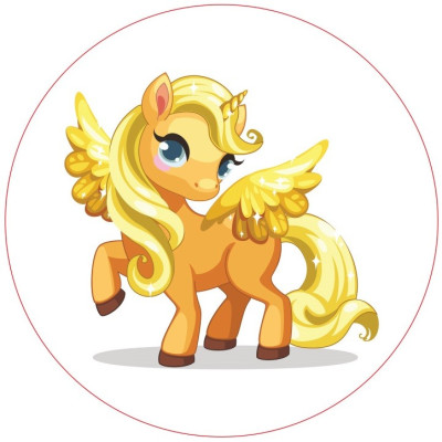 Jednorožec jedlý papír č10