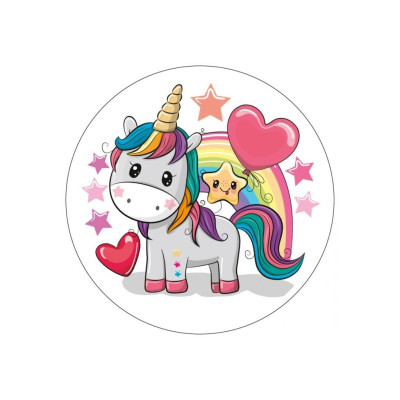 Jednorožec jedlý papír č.11