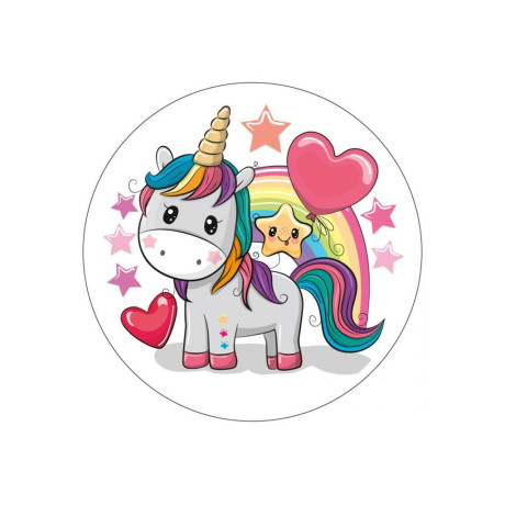 Jednorožec jedlý papír č.11