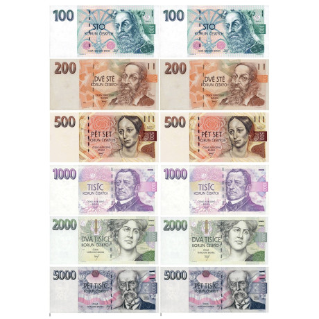 Bankovky mix jedlý papír A4