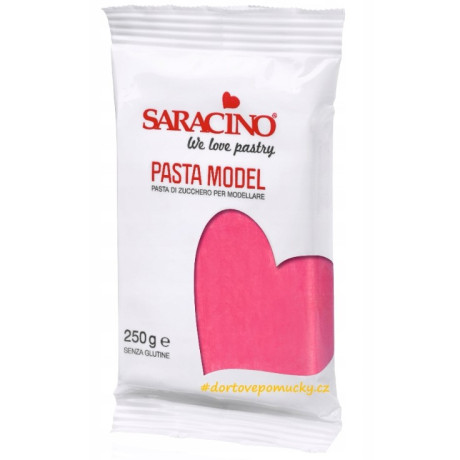 Modelovací hmota Saracino fuchsiová 250 g