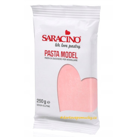 Modelovací hmota Saracino světle růžová 250 g 