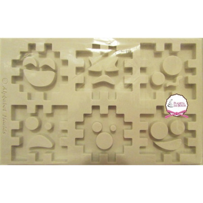 3D kostka - silikonová forma