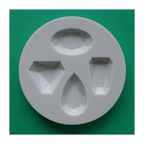 Drahokamy silikonová forma