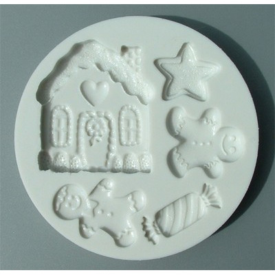 Vánoční perníček silikonová forma