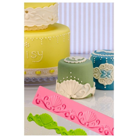 Bordura vějíře silikonová forma