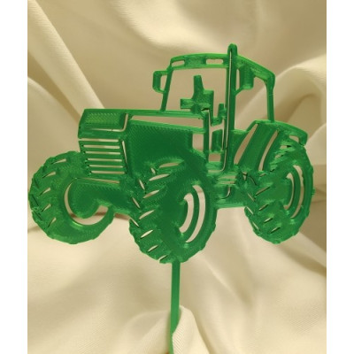 Traktor - plastový zápich