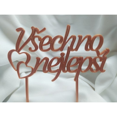 Všechno nejlepší č.2- plastový zápich