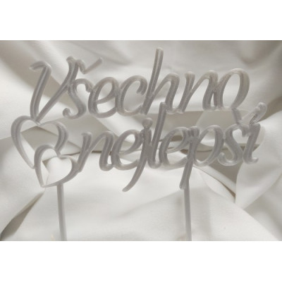 Všechno nejlepší č.2- plastový zápich