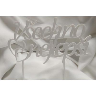 Všechno nejlepší č.2- plastový zápich