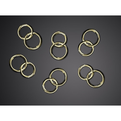 Dvojité prstýnky zlaté (25 ks)