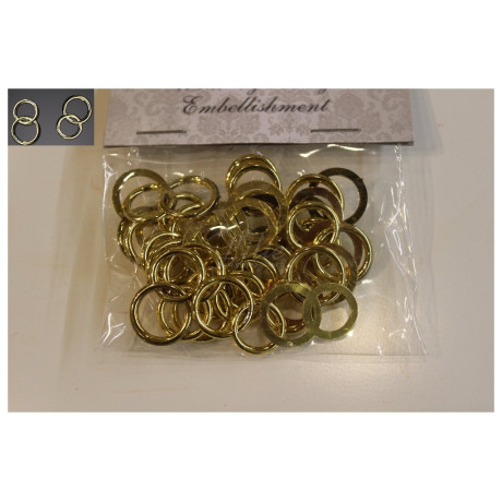 Dvojité prstýnky zlaté (25 ks)