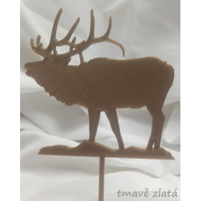 Jelen - plastový zápich