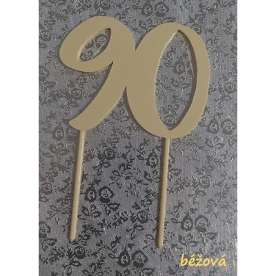 Číslice 90- plastový zápich