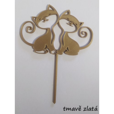 Kočičky pár- plastový zápich