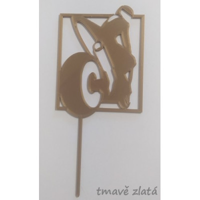 Motorka v rámečku - plastový zápich