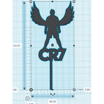 Ronaldo - plastový zápich