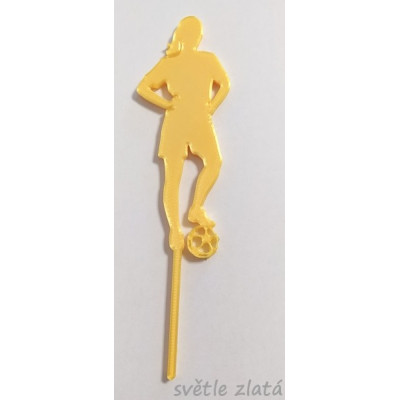 Fotbalistka č.2 - plastový zápich