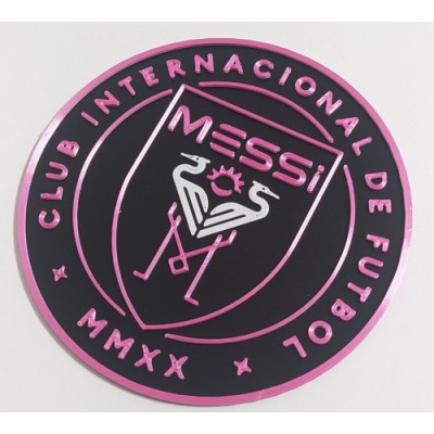 Messi znak barevný - plastová dekorace