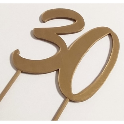 Číslice 30 - plastový zápich