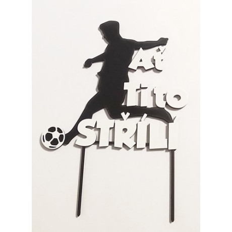 Fotbalista č.2 - plastová dekorace