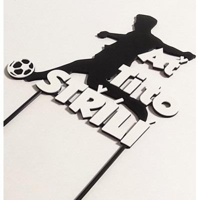 Fotbalista č.2 - plastová dekorace