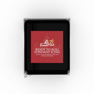 Black - potahovací a modelovací hmota 250 g