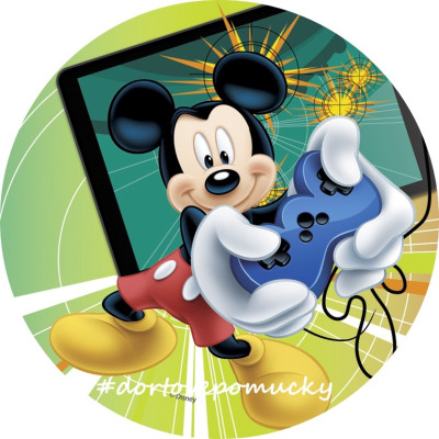 Mickey nový č.1 jedlý papír 