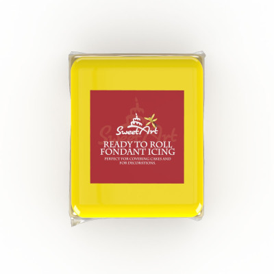 Yellow - potahovací a modelovací hmota 250 g