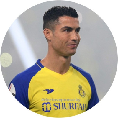 Ronaldo č.6 jedlý papír 20 cm