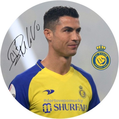 Ronaldo č.7 jedlý papír 20 cm