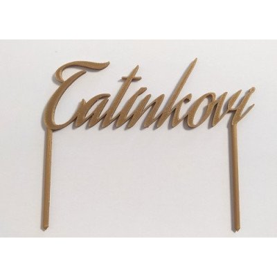 Tatínkovi 1 - plastový zápich