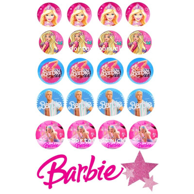Barbie č.16 jedlý papír