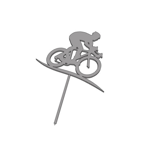 Cyklista č.1 - plastový zápich