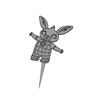 Bing králiček 1 - plastová dekorace