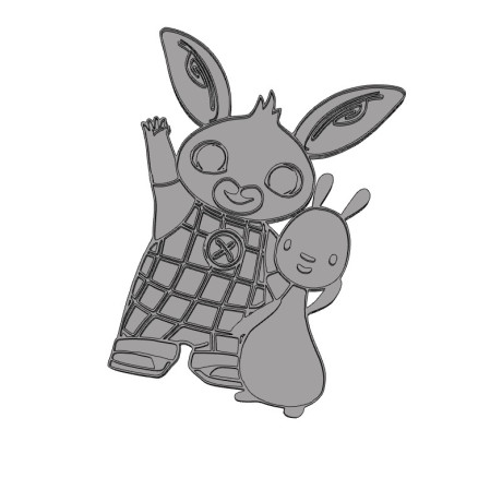 Bing králiček 2 - plastová dekorace