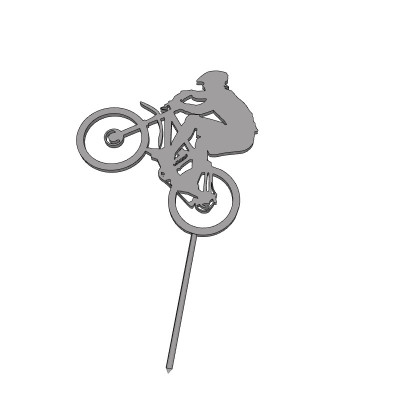 Cyklista č.2 - plastový zápich