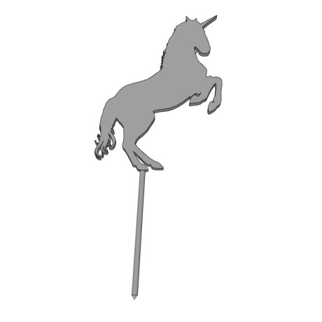 Jednorožec - plastový zápich