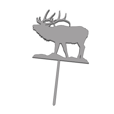 Jelen - plastový zápich