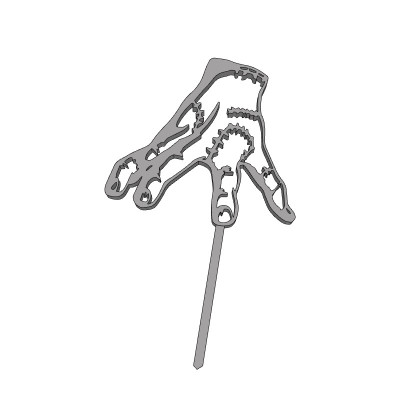 Wednesday č.7 - plastový zápich