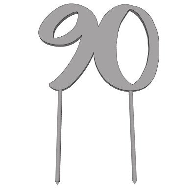 Číslice 90- plastový zápich