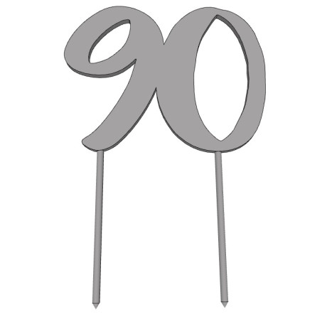 Číslice 90- plastový zápich