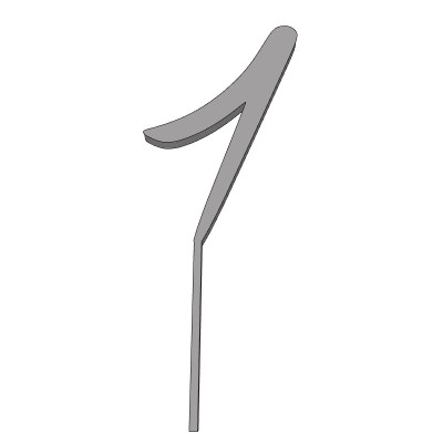 Sada čísel vzor 3 - plastový zápich