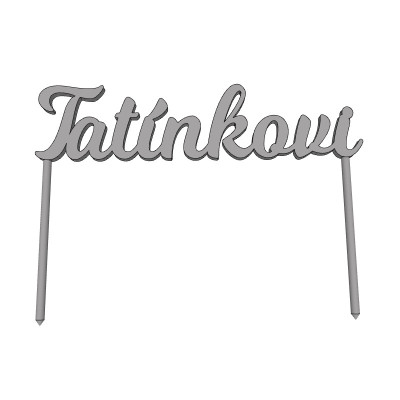 Tatínkovi 2 - plastový zápich