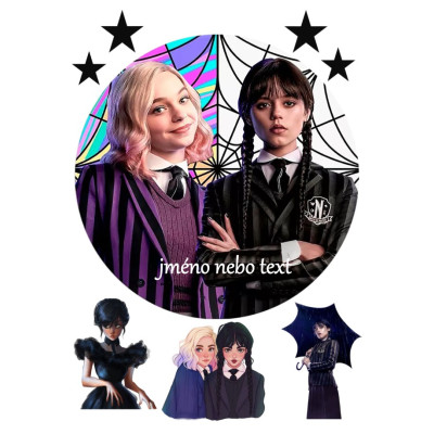 Wednesday č.10 jedlý papír